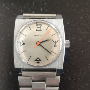 Vintage Caravelle manual wind watch